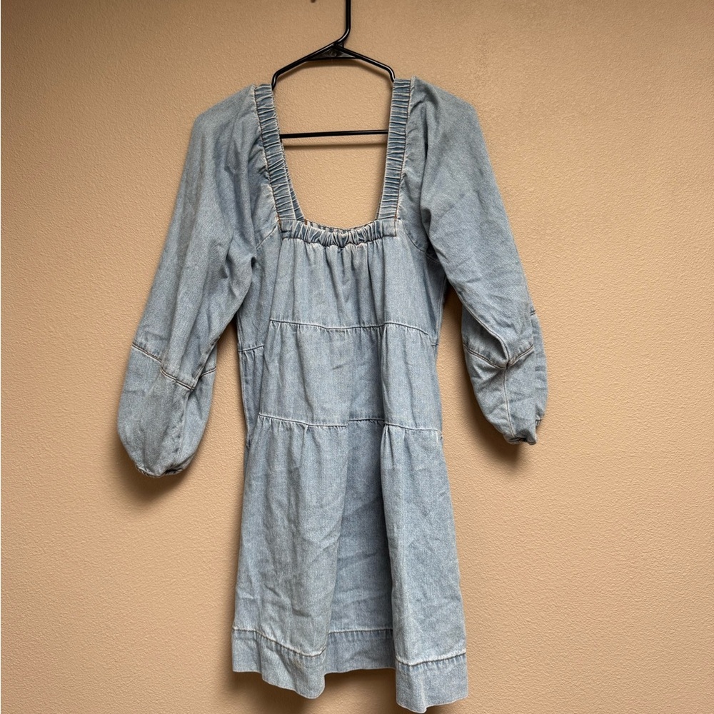 Free People Light Blue Midi Dress